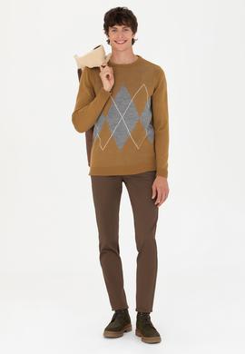 Erkek Açık Haki Kazak - 50272105015