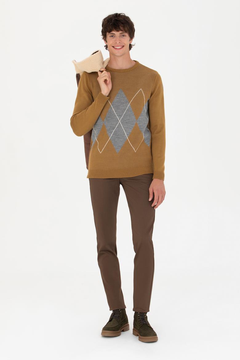 Erkek Açık Haki Kazak - 50272105015