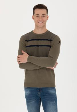 Erkek Haki Kazak - 50272109018