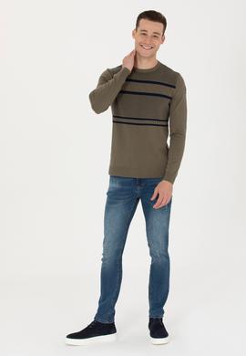 Erkek Haki Kazak - 50272109018