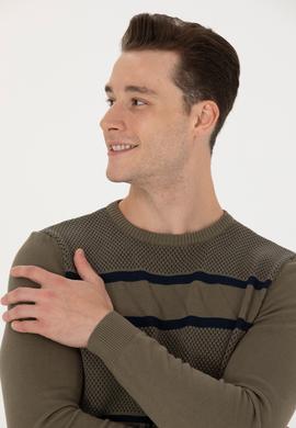 Erkek Haki Kazak - 50272109018