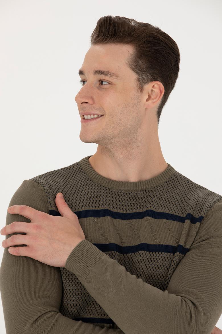 Erkek Haki Kazak - 50272109018