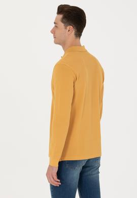 Erkek Hardal Basic Sweatshirt - 50276503027