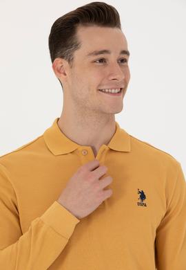 Erkek Hardal Basic Sweatshirt - 50276503027