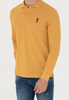Erkek Hardal Basic Sweatshirt - 50276503027