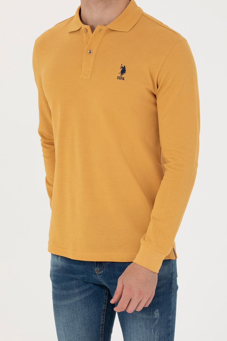 Erkek Hardal Basic Sweatshirt - 50276503027