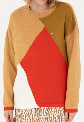 Kadın Kum Bisiklet Yaka Kazak - 50272033001