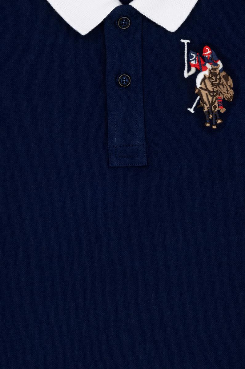 Erkek Çocuk Lacivert Basic Polo Yaka Tişört