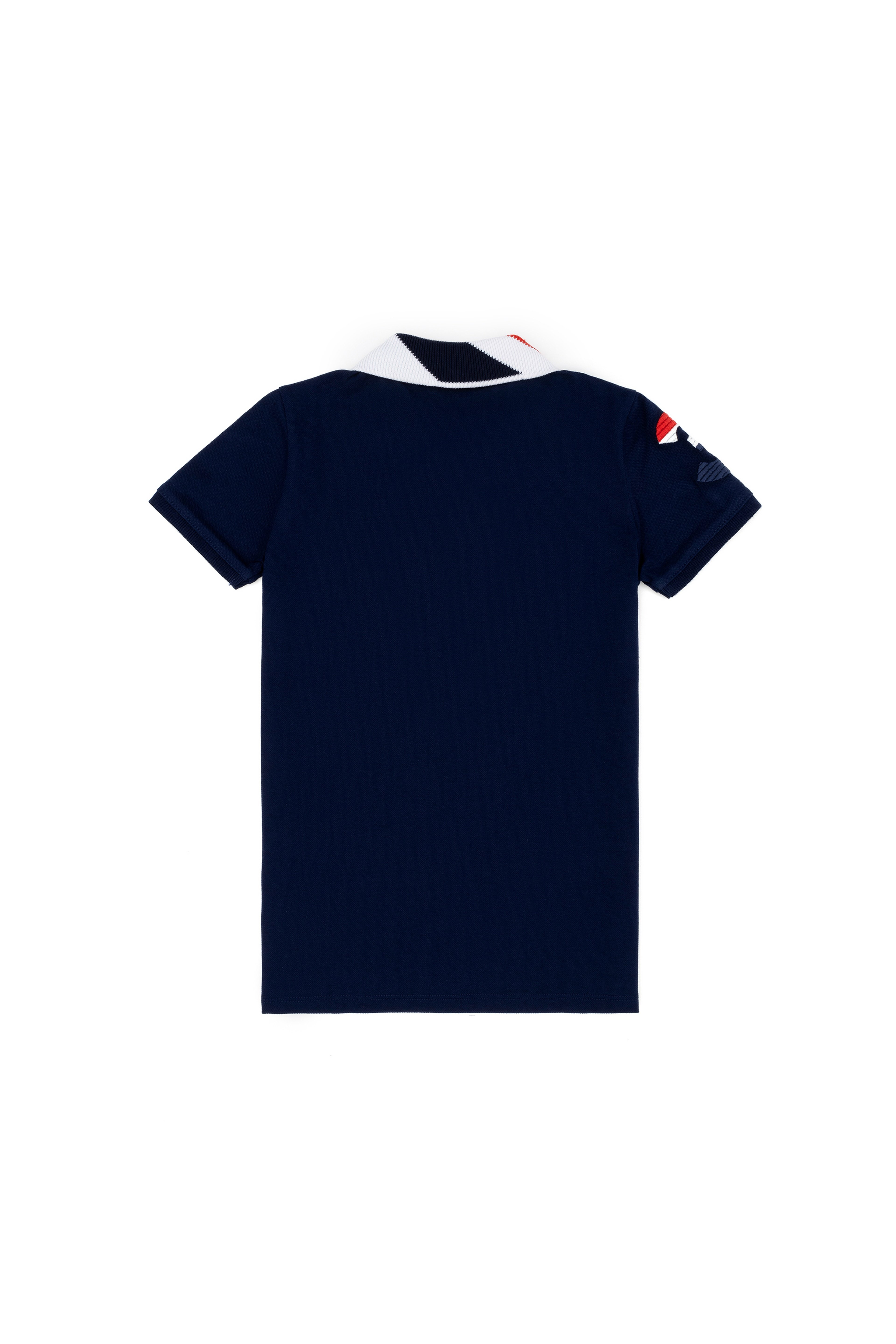 Erkek Çocuk Lacivert Basic Polo Yaka Tişört - Image 2