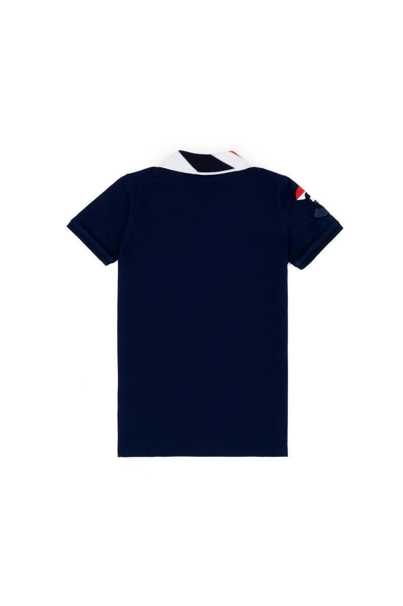 Erkek Çocuk Lacivert Basic Polo Yaka Tişört