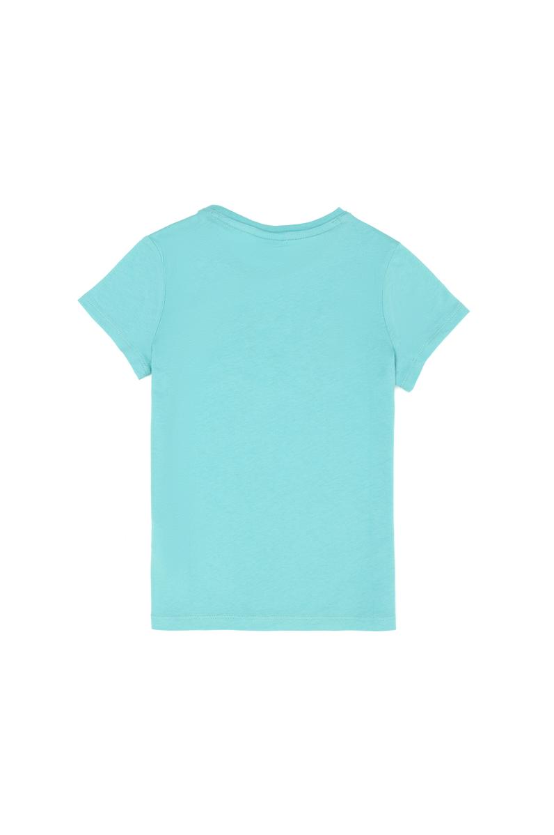 Çocuk Mint Basic Bisiklet Yaka Tişört