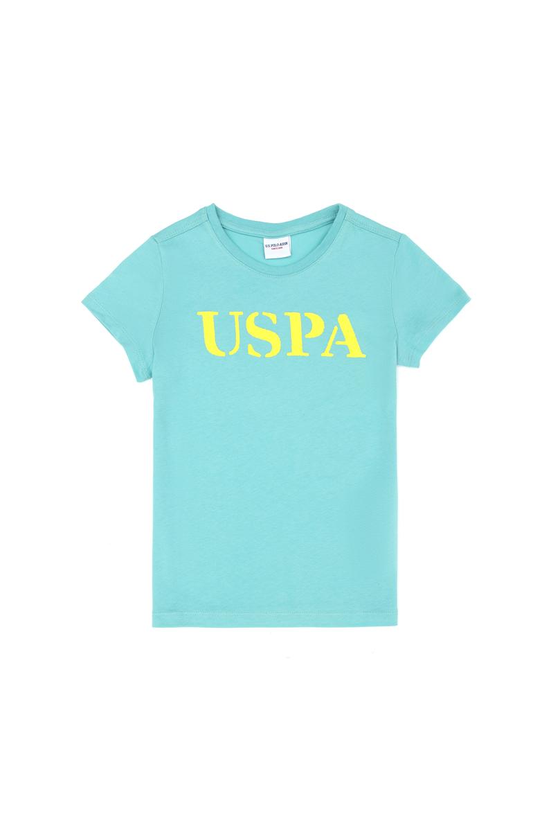 Çocuk Mint Basic Bisiklet Yaka Tişört