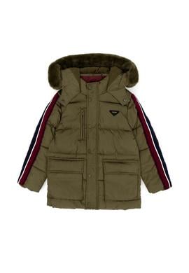 Erkek Çocuk Haki Kapüşonlu Mont - 50271503069