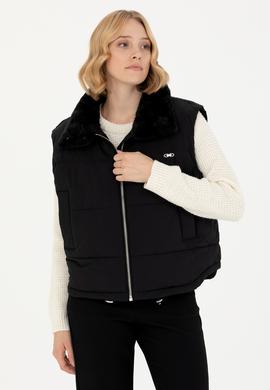 Kadın Siyah Yelek - 50271166021