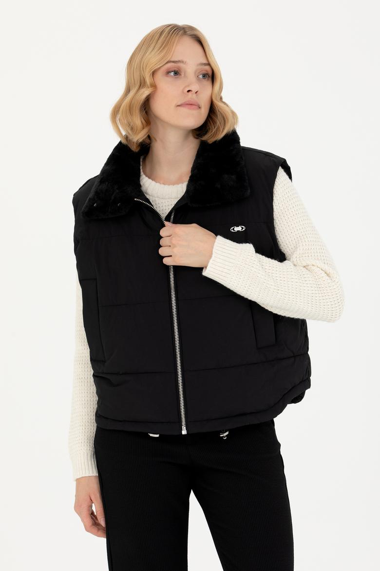 Kadın Siyah Yelek - 50271166021