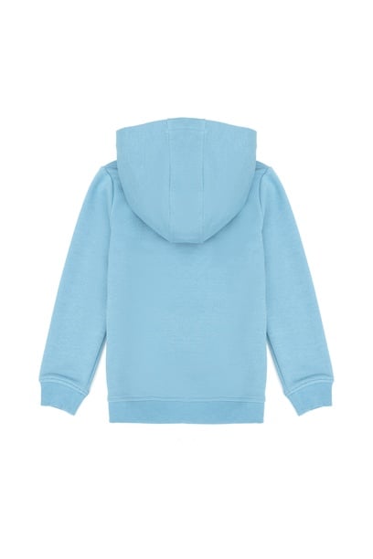 Erkek Bebek Mavi Basic Sweatshirt