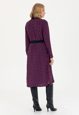 Kadın Lacivert Dokuma Elbise - 50271172003