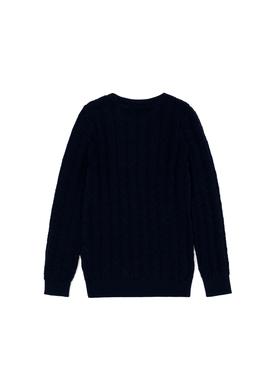 Erkek Çocuk Lacivert Basic Bisiklet Yaka Kazak - 50269032006