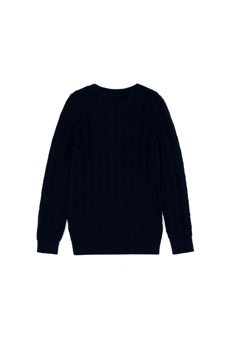 Erkek Çocuk Lacivert Basic Bisiklet Yaka Kazak - 50269032006