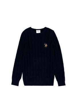 Erkek Çocuk Lacivert Basic Bisiklet Yaka Kazak - 50269032006