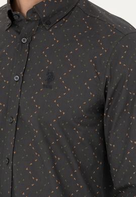 Erkek Antrasit Uzun Kollu Gömlek - 50272442005