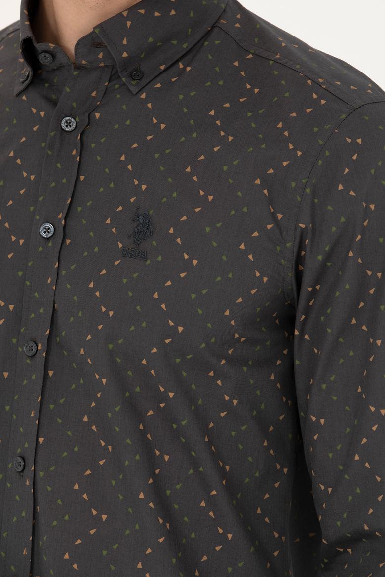 Erkek Antrasit Uzun Kollu Gömlek - 50272442005