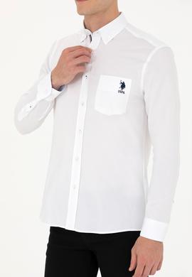 Erkek Beyaz Uzun Kollu Gömlek - 50272811007