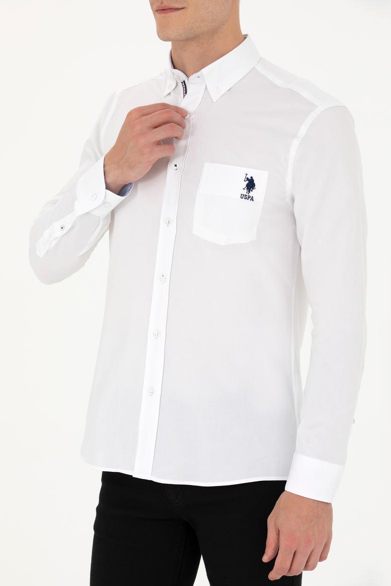 Erkek Beyaz Uzun Kollu Gömlek - 50272811007