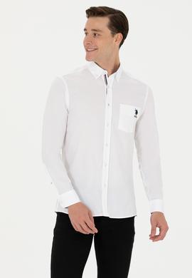 Erkek Beyaz Uzun Kollu Gömlek - 50272811007