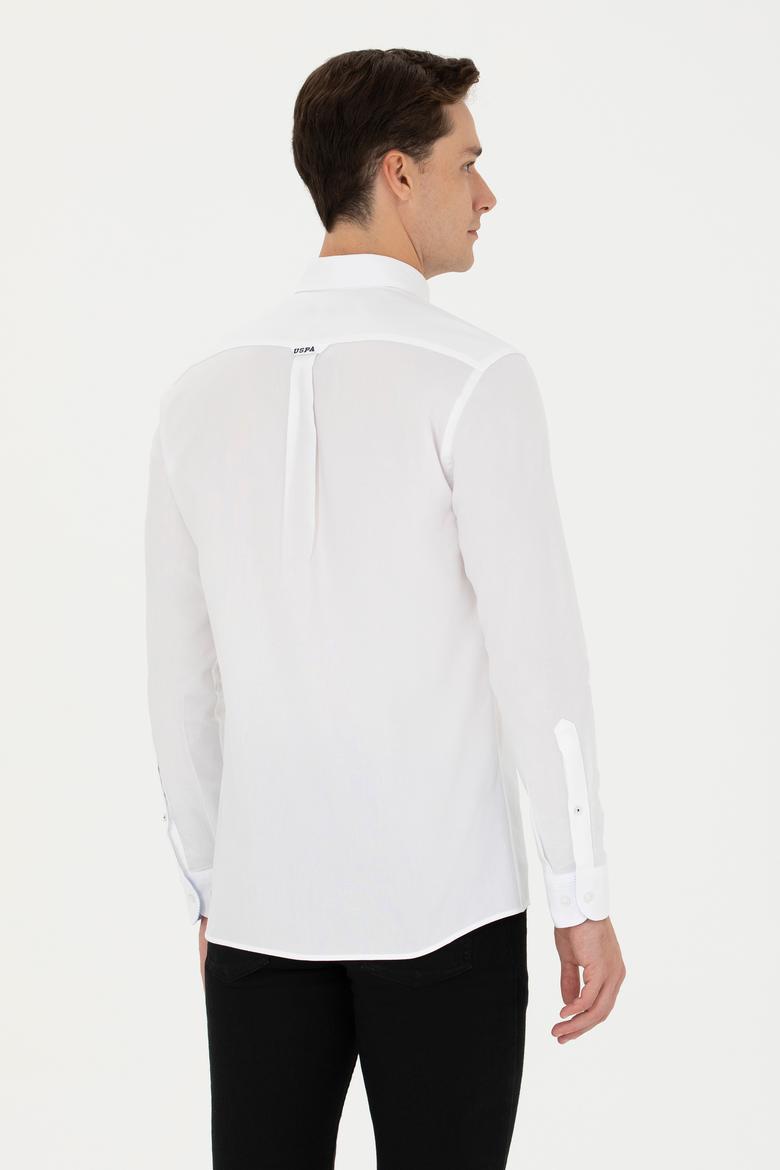 Erkek Beyaz Uzun Kollu Gömlek - 50272811007
