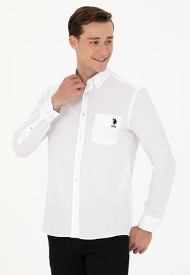 Erkek Beyaz Uzun Kollu Gömlek - 50272811007