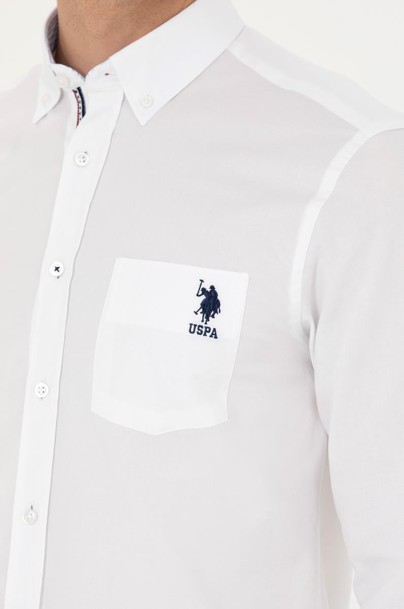 Erkek Beyaz Uzun Kollu Gömlek