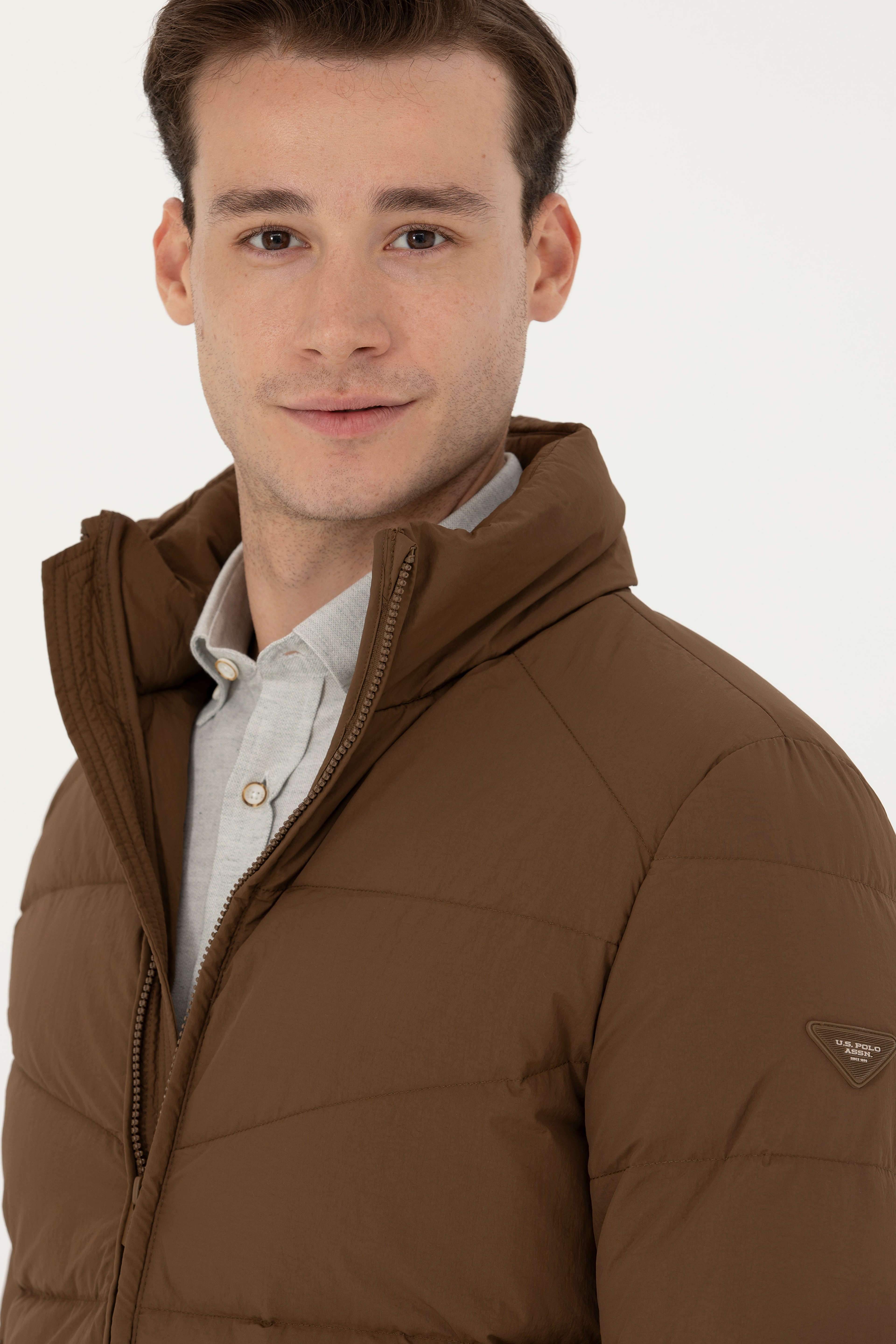Erkek Açık Haki Mont - Image 2