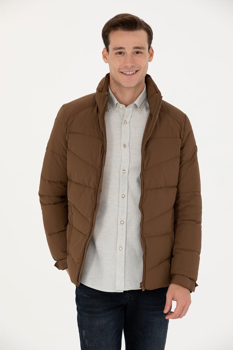 Erkek Açık Haki Mont - 50269807032