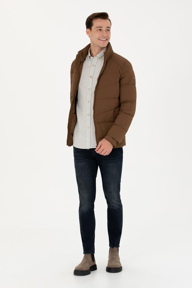 Erkek Açık Haki Mont - 50269807032