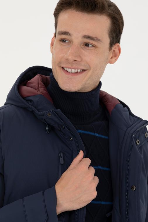 Erkek Lacivert Mont