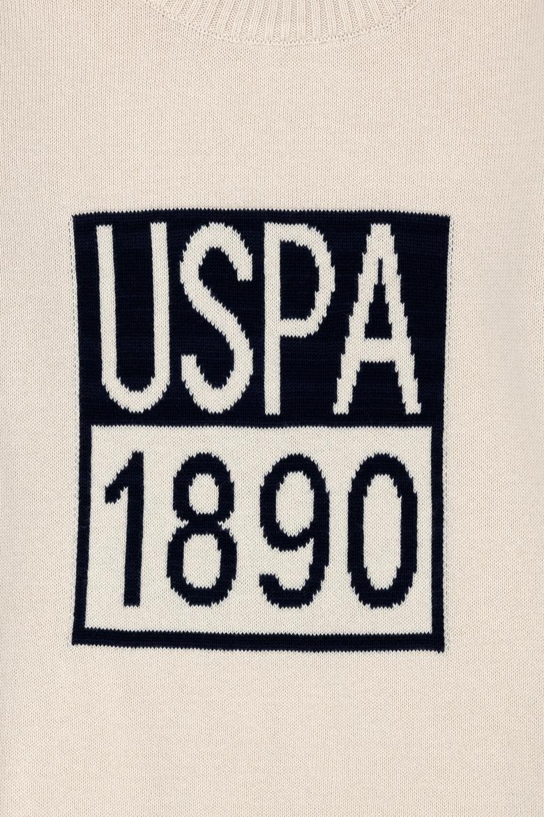 Erkek Çocuk Krem Bisiklet Yaka Kazak - 50271343023