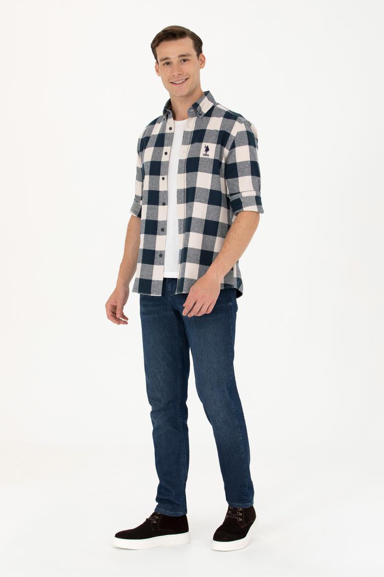 Erkek Lacivert Uzun Kollu Gömlek - 50272441001