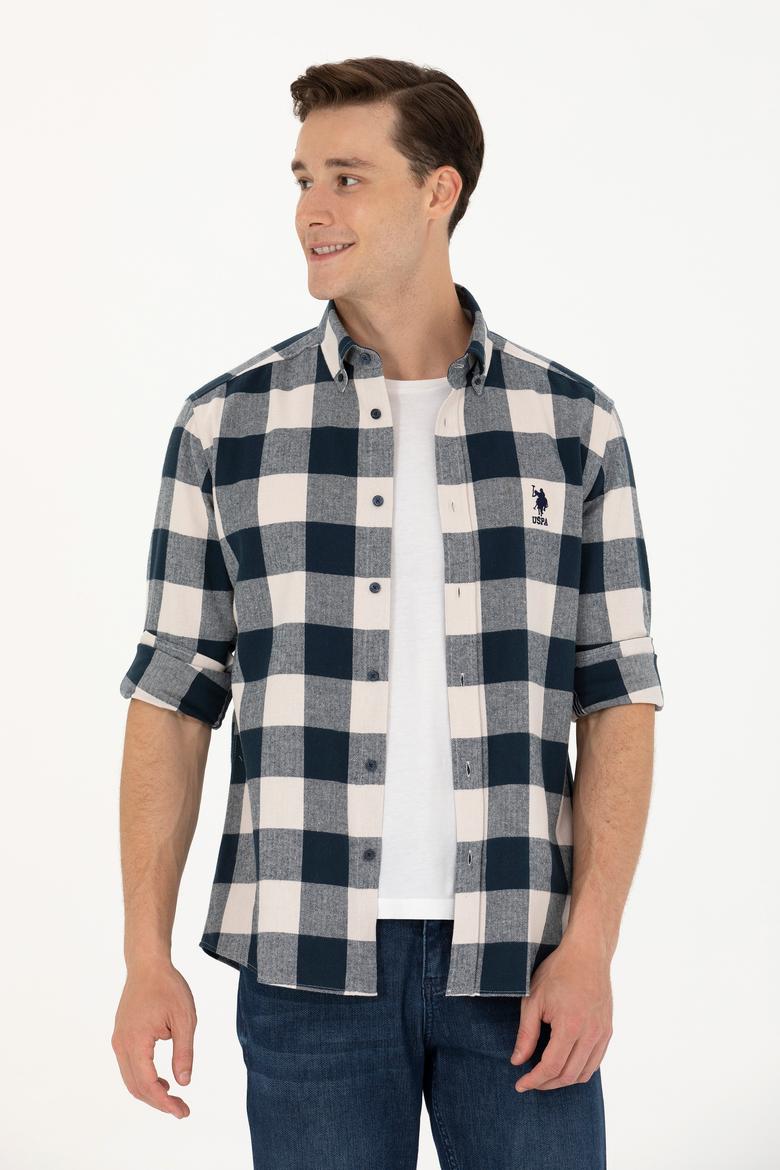 Erkek Lacivert Uzun Kollu Gömlek - 50272441001