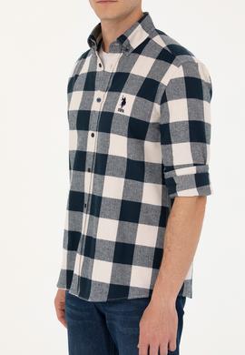 Erkek Lacivert Uzun Kollu Gömlek - 50272441001