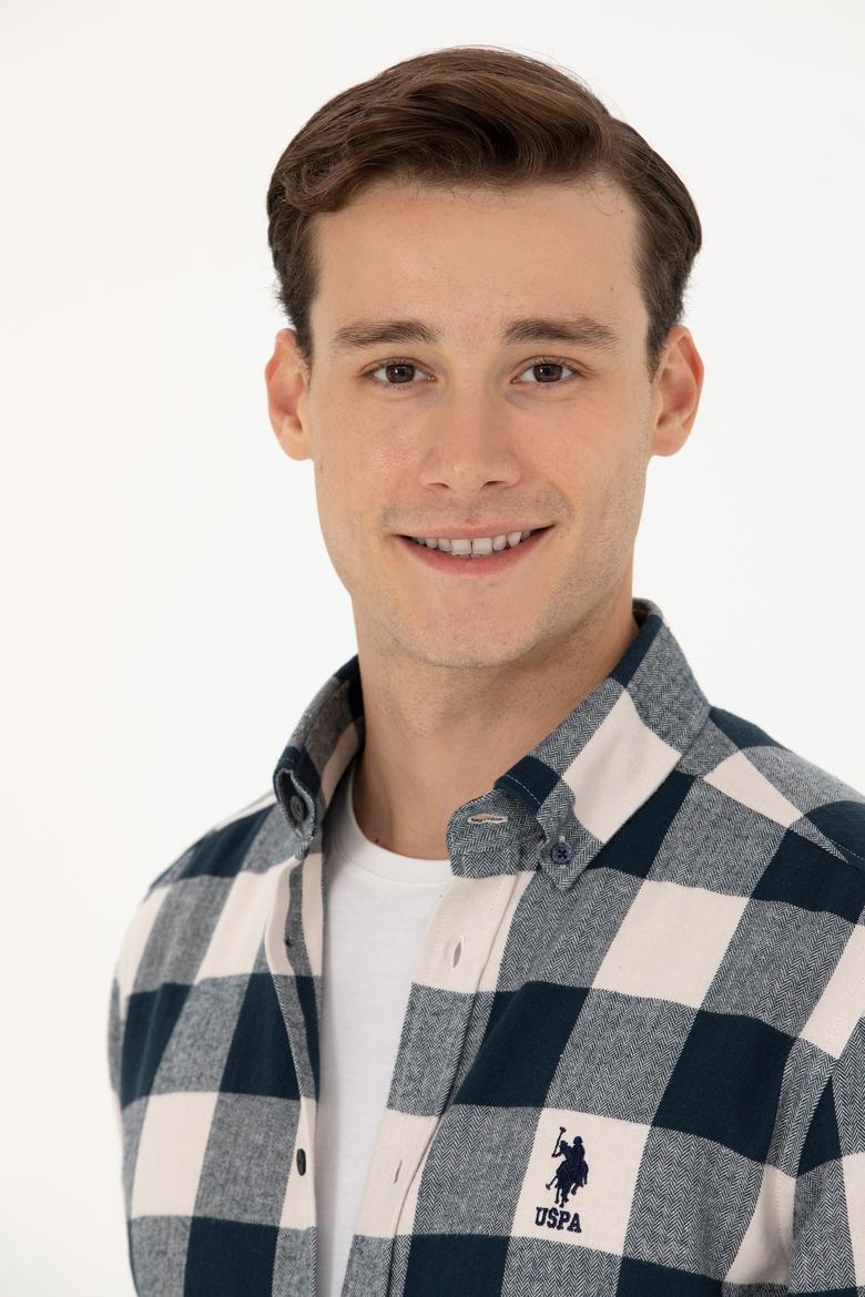 Erkek Lacivert Uzun Kollu Gömlek - 50272441001