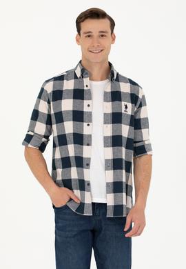 Erkek Lacivert Uzun Kollu Gömlek - 50272441001