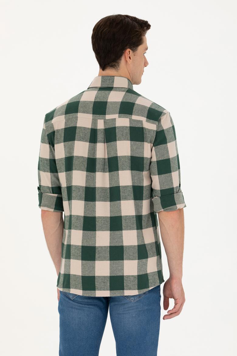 Erkek Oduncu Yeşil Gömlek - 50272441033