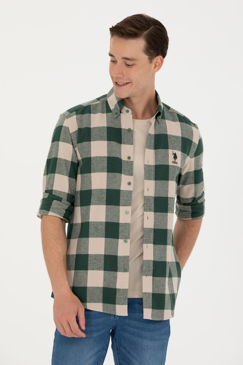 Erkek Oduncu Yeşil Gömlek - 50272441033