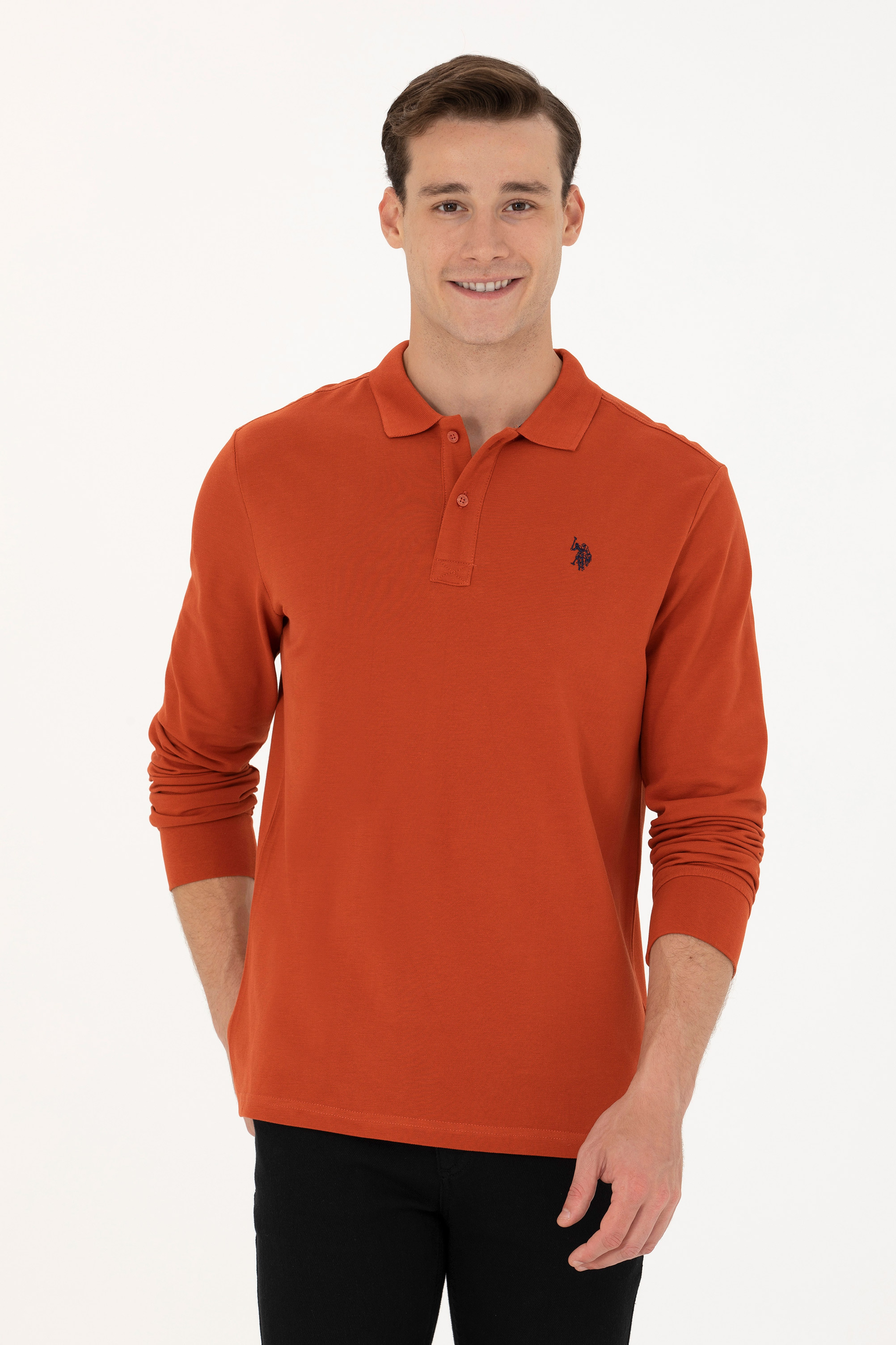 Erkek Kiremit Basic Sweatshirt - Image 3