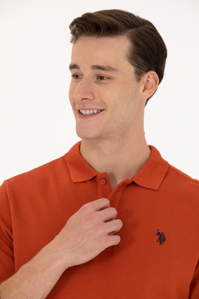 Erkek Kiremit Basic Sweatshirt