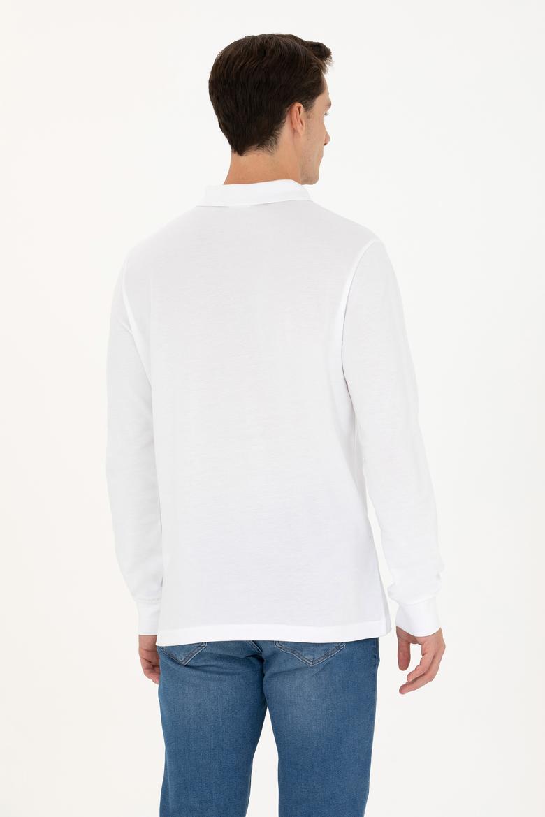 Erkek Beyaz Basic Sweatshirt - 50276314001