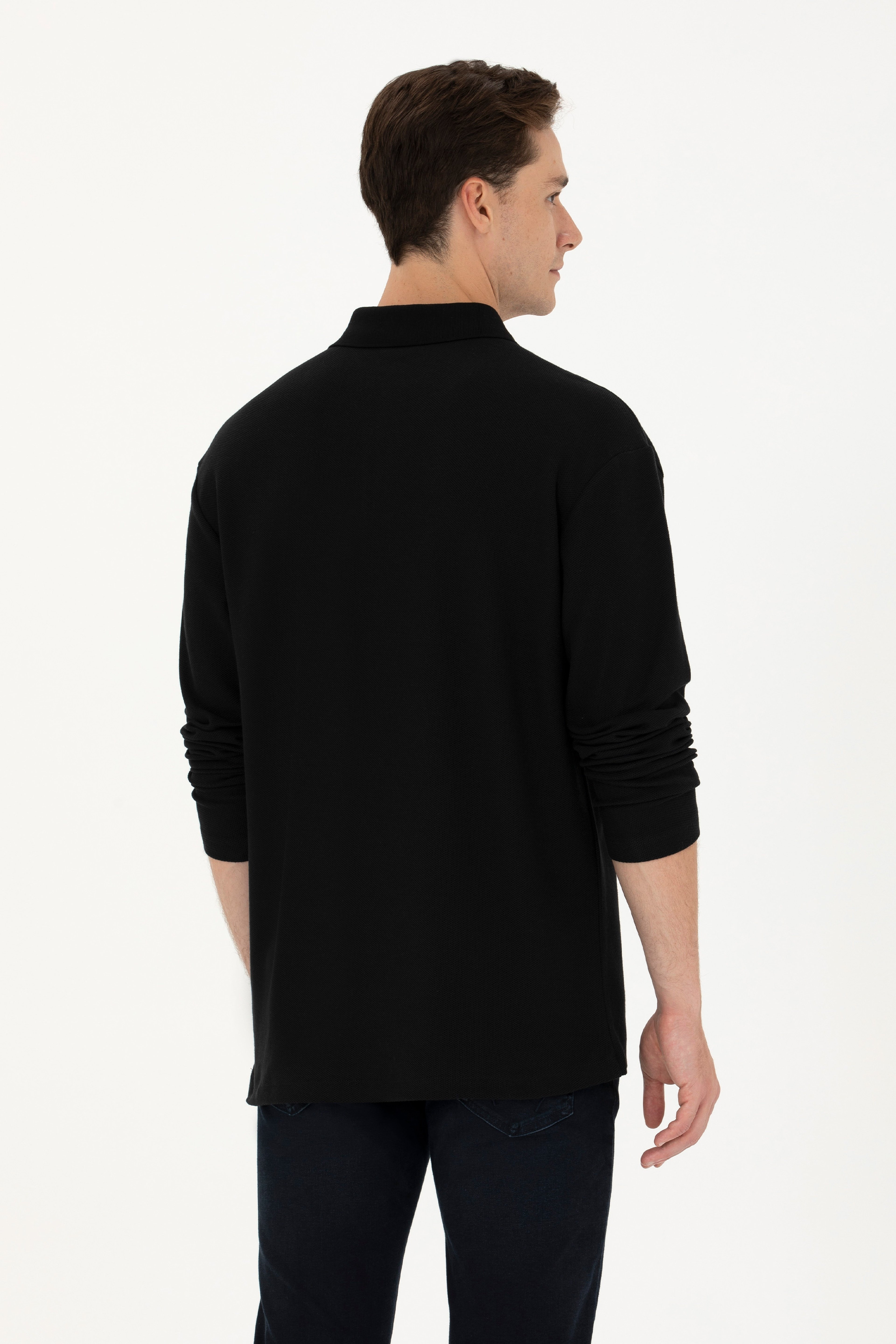 Erkek Siyah Sweatshirt