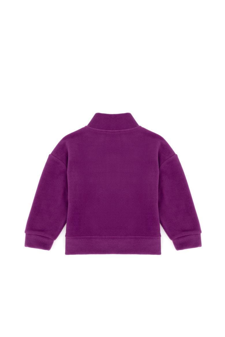 Kız Çocuk Violet Polarlı Polo Yaka Sweatshirt - 50276917021