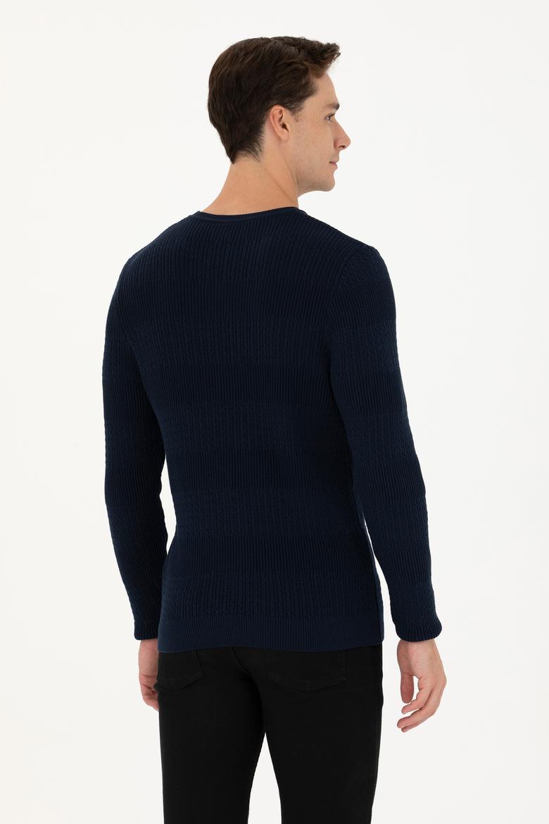 Erkek Lacivert Kazak - 50271042001